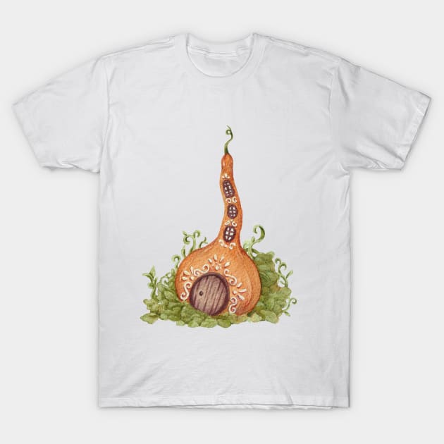 Pumpkin Fairy House T-Shirt by Pearl and Plam